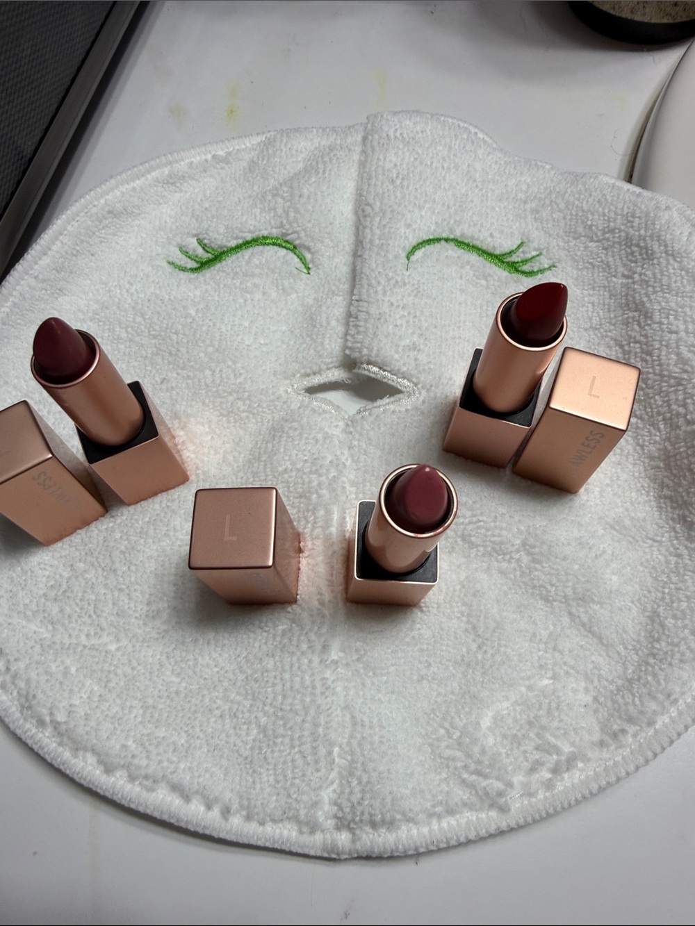 Lawless Forget the Filler Lip-Plumping Smoothing Satin Cream Lipstick - SET OF 3